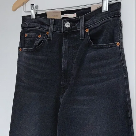 Levi's Ribcage Bell Cut And Dry No Dest Sz 27 Nwt - Picture 11 of 14